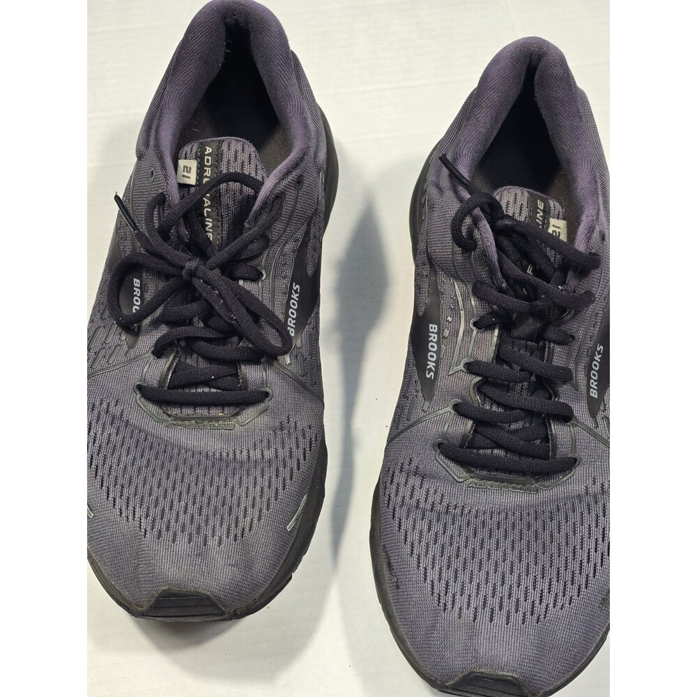 Brooks Adrenaline GTS 21 Men's Gym Running Shoes SZ 12 Black 1203291B020 CLEAN!